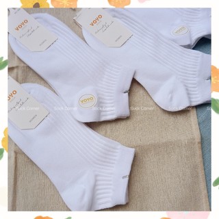 [SOCK Corner] Tất/Vớ Cổ Thấp Trơn Trắng Cho Nữ