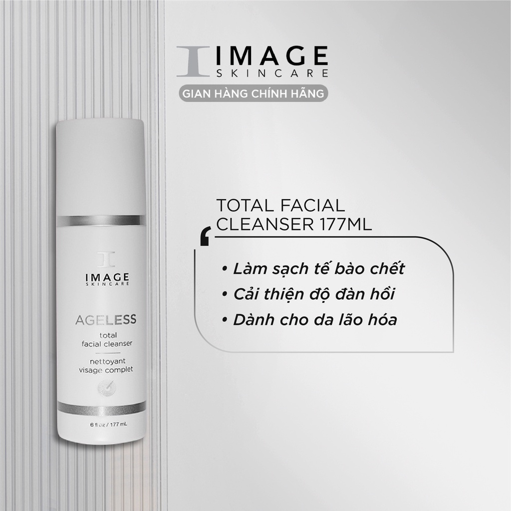 Sữa rửa mặt chống lão hóa Image Skincare Ageless Total Facial Cleanser 177ml