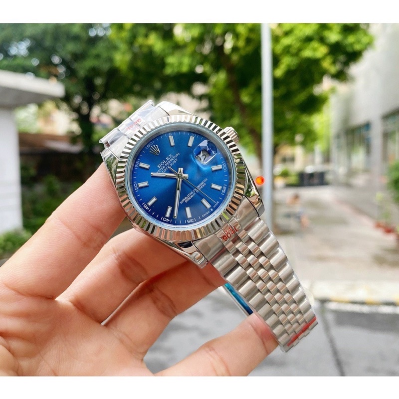 0-20 [Tặng Hộp]Đồng hồ nam Rolex DateJust 36-41mm máy cơ Miyota Nhật cao cấp, khung thép không gỉ 90