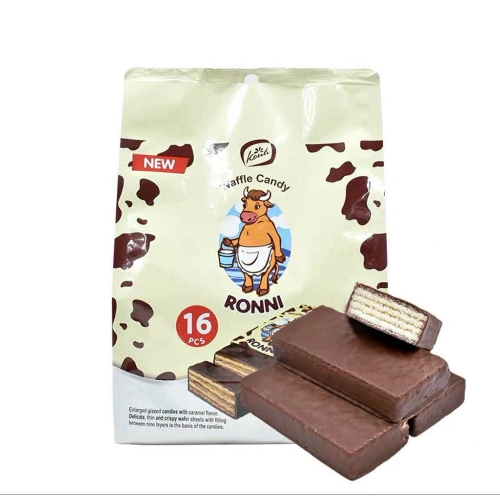 Bánh xốp chú bò Roni 500g