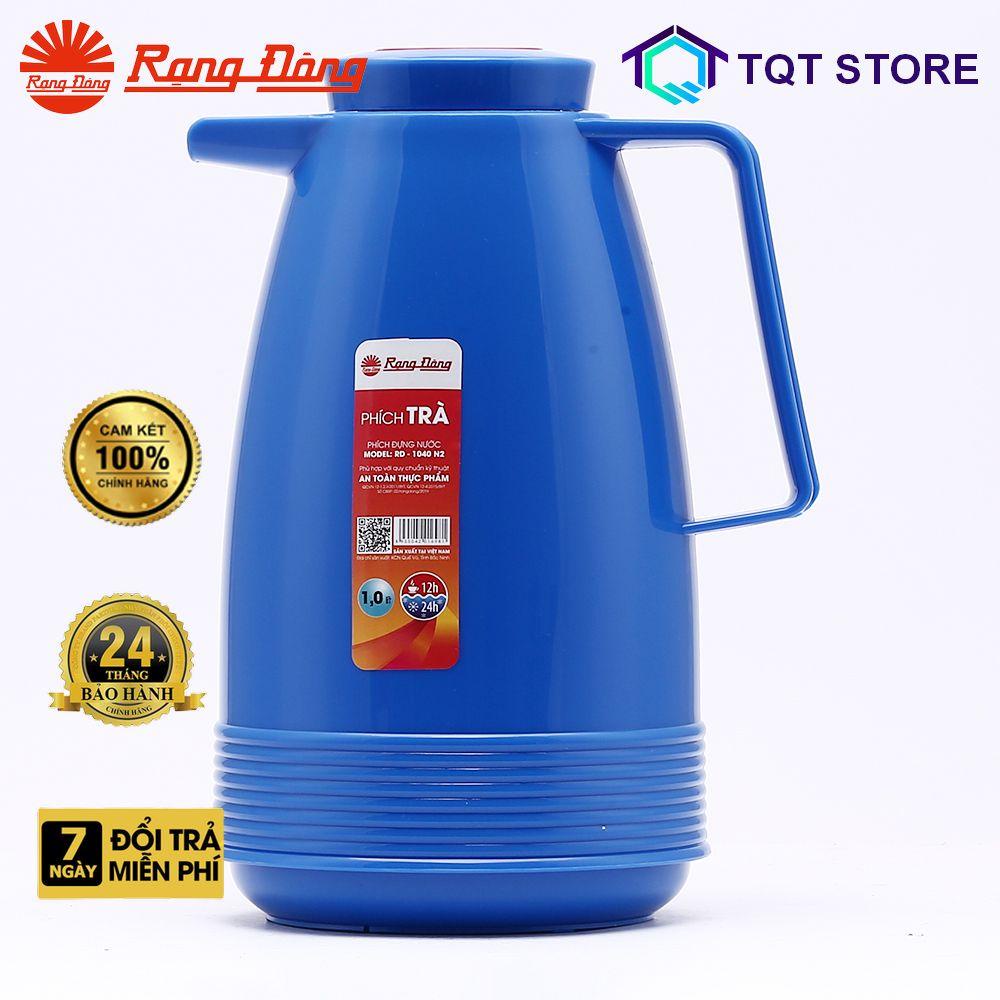 Phích Trà Rạng Đông 1 Lít, Pha Trà Và Thảo Dược Giữ nhiệt, Bảo hành chính hãng, Model: RD-1040 N2