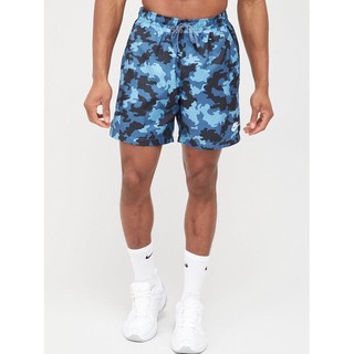 Quần đùi nam Nike chính hãng màu xanh camo 2 lớp bên trong có lớp lưới cách nhiệt vải dù 100% polyester