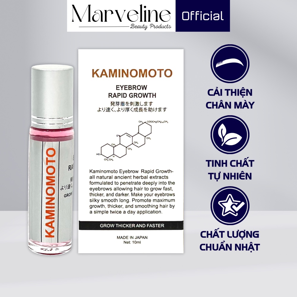 Serum mọc lông mày Kaminomoto Eyebrow Rapid Growth Nhật Bản