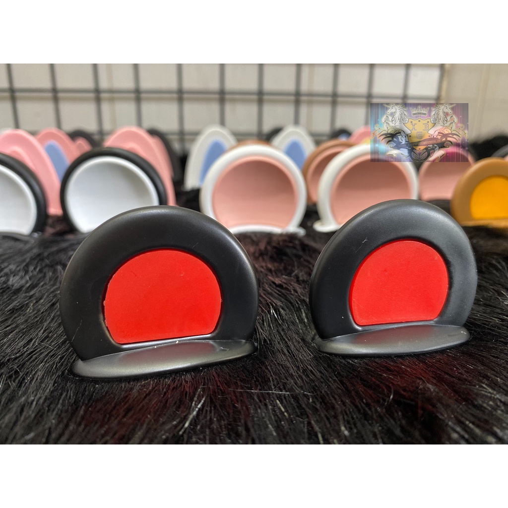 Tai GẤU Mini 2 Màu Nhựa Cứng Siêu Cute Gắn Tất Cả Các Loại Mũ