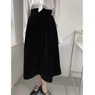 Chân Váy Nhung Cạp Cao Dáng Dài✨