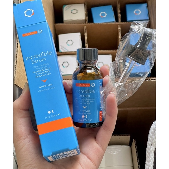 MD Dermatics Serum Incredible chống ô nhiễm,đều màu da