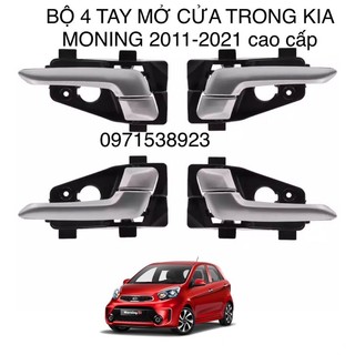 Bộ 4 tay mở cửa trong kia morning picanto 2011-2021 cao cấp giá rẻ