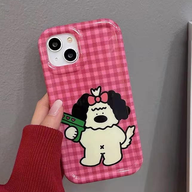 Ốp Điện Thoại TPU Silicone Mềm Trong Suốt Chống Sốc In Hình Chú Cún Cho IPhone 14 12 13 11 Pro XR X XS Max 8 7 6S Plus