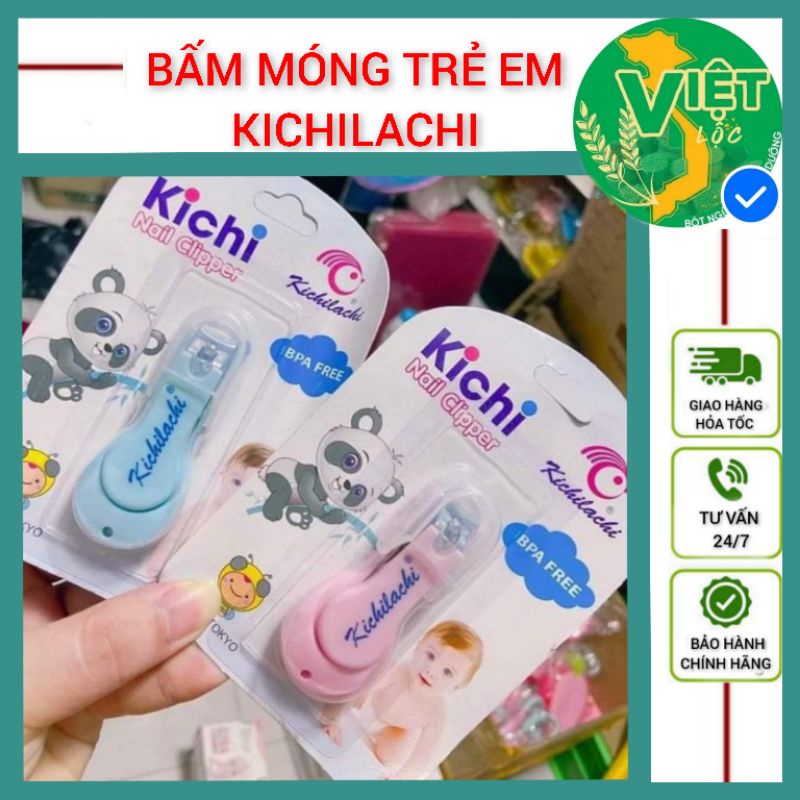 Bấm móng kichilachi, dụng cụ cắt móng cho bé, nhỏ gọn ăn toàn, hàng chính hãng công nghệ nhật