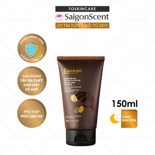 Tẩy da chết mặt chiết xuất cà phê Đắk Lắk Cocoon ( 150mL )