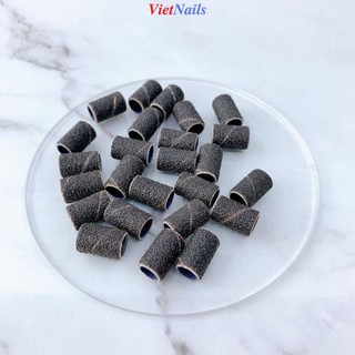 Cục gắn đầu mài phá móng - cục nhám nâu mài phá móng nhanh