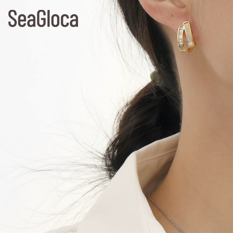 Bông Tai Hình Vỏ Sò Sang Trọng Ngọt Ngào Cho Nữ