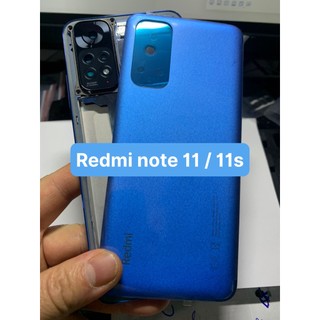 Full Bộ xương vỏ zin xiaomi redmi note 11 - 4G / note 11s - 4G, kèm khay sim, kính cam