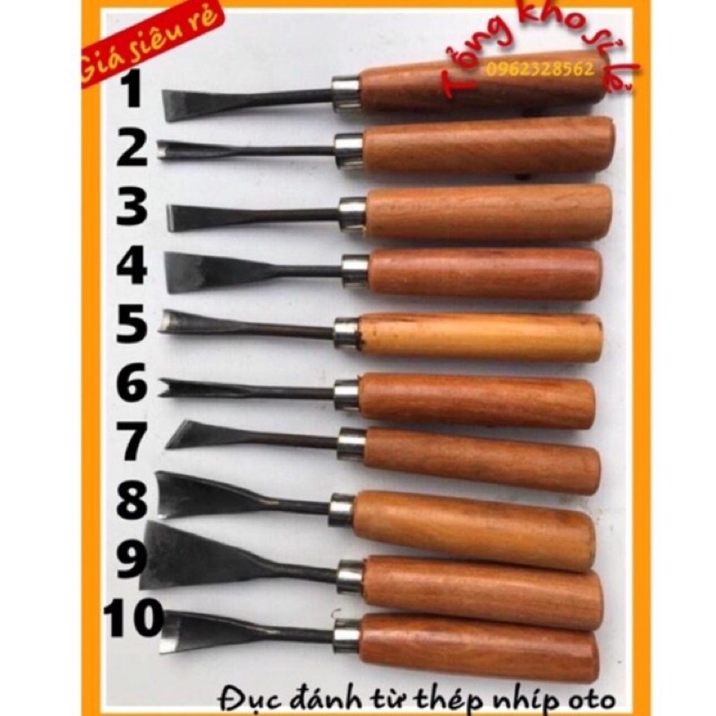 bộ đục 10 cây