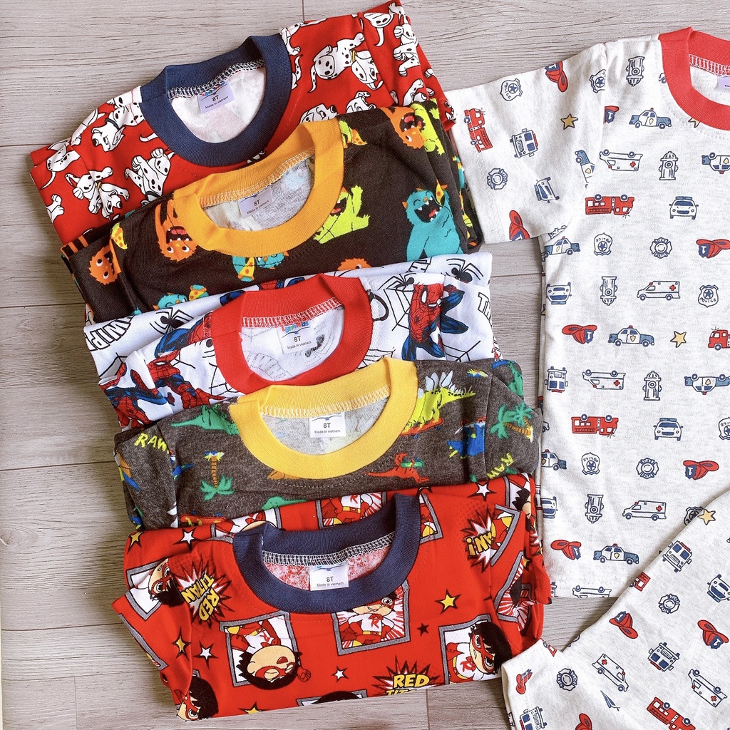 Bộ Bozip/Borip Cộc Tay Size Đại Cho Bé Trai, Bé Gái Hàng Đẹp