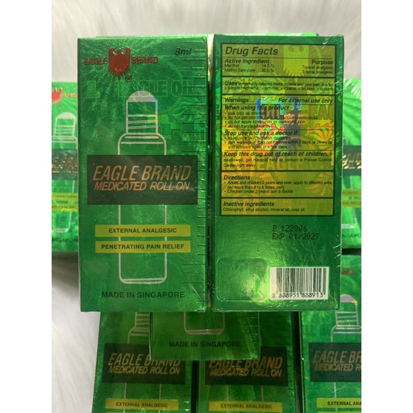 Dầu Xanh dạng 8ml