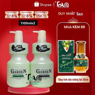 Dầu Gội Xả Garden 1100ML X 2