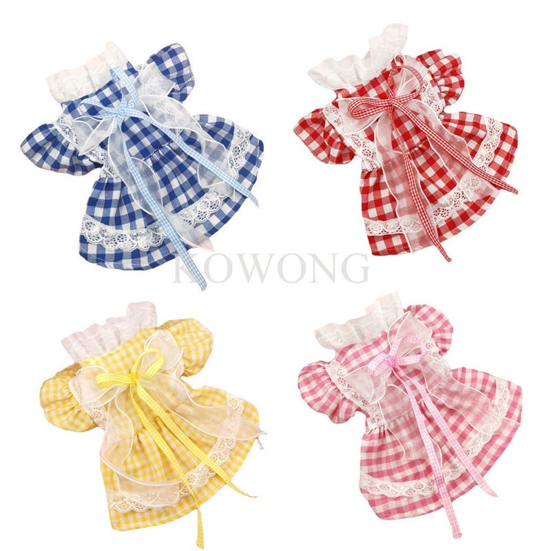 Đầm Xòe Tutu Sọc Caro Đỏ Thời Trang Cho Cún Cưng