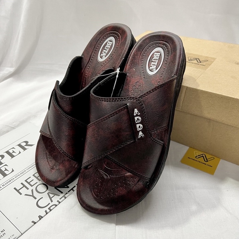 Dép da Nam BUTA quai ngang siêu bền, chống thấm nước