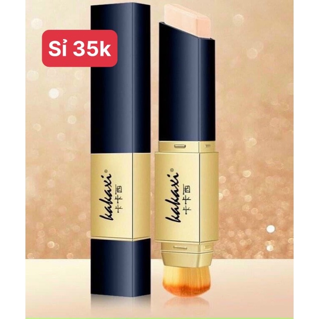 kem che khuyết điểm kèm cọ tán