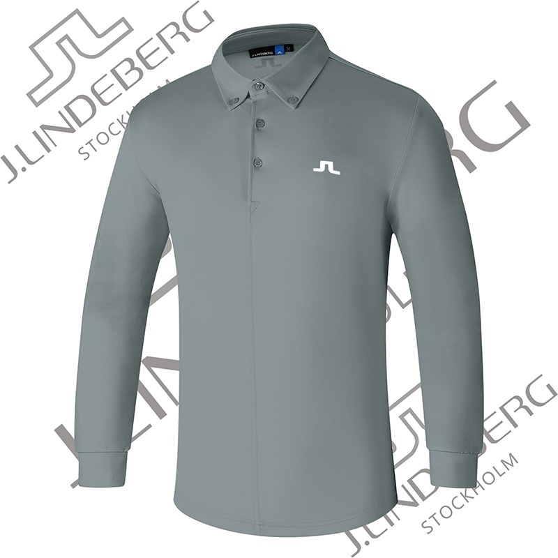 J.lindeberg Áo Thun Thể Thao Đánh GOLF Tay Dài Thấm Hút Mồ Hôi Thoáng Khí Thời Trang Xuân Thu Cho Nam