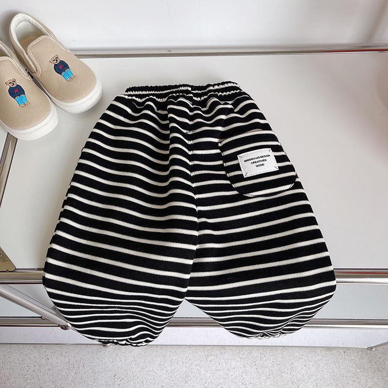 Quần Dài Hai Lớp Dày Dặn Dáng Rộng Thời Trang Thu Đông Cho Bé Trai Và Gái