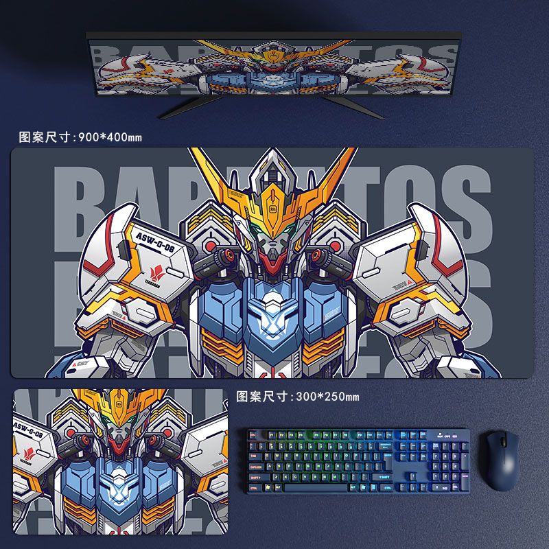 Tấm Lót Chuột Và Bàn Phím Cỡ Lớn In Hình Gundam Dành Cho Học Sinh / Văn Phòng