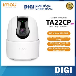  Camera Wifi IMOU TA22CP 2M FHD 1080p Xoay 360 Độ- Đàm Thoại 2 Chiều- Báo Động Chống Trộm- Chính Hãng - DIGI