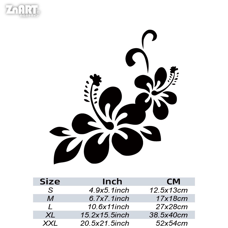 Miếng Dán Trang Trí Cửa Sổ Xe Hơi Họa Tiết Hoa Bằng Vinyl Phản Quang