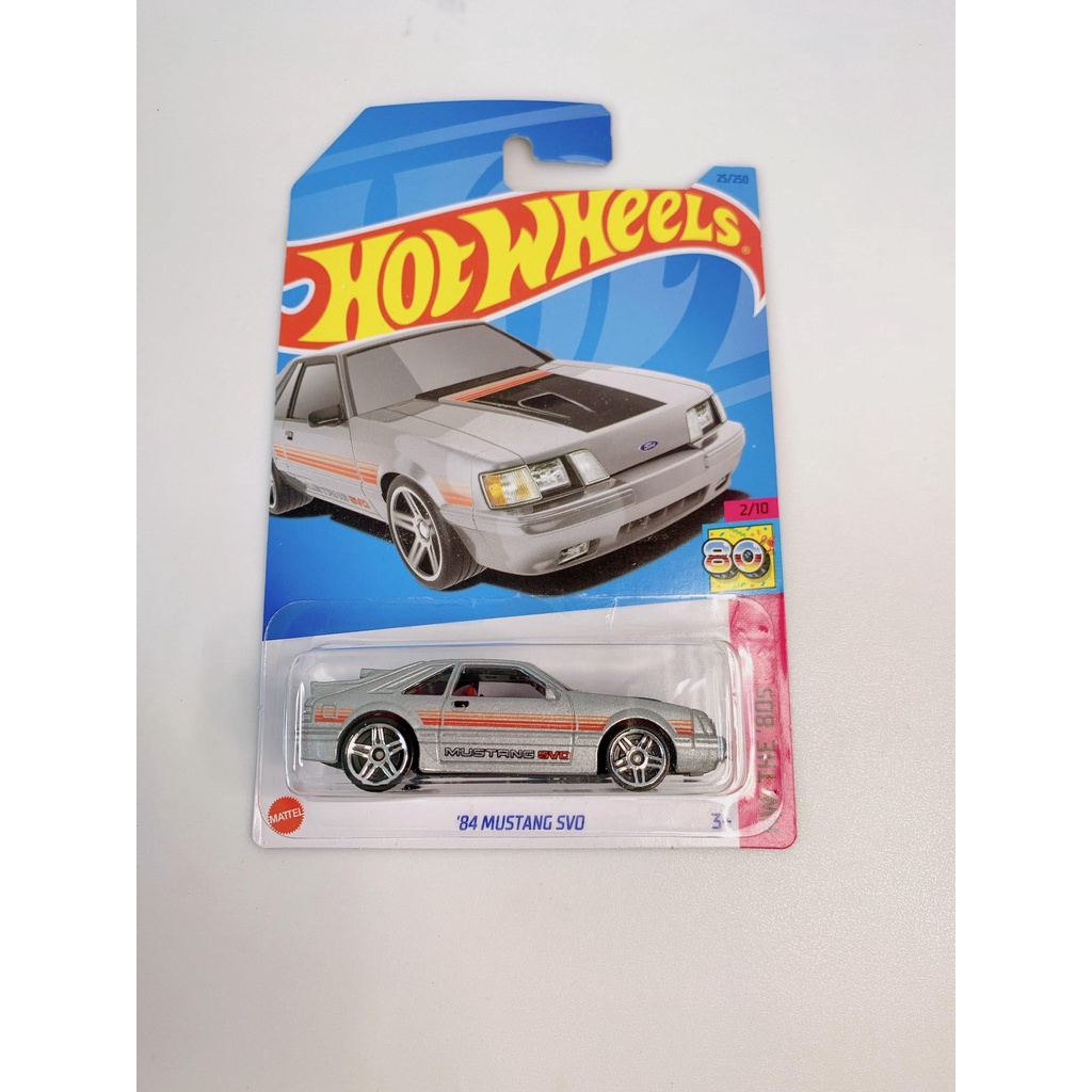 Xe Mô Hình Chính Hãng HotWheels - 84 Mustang SVO