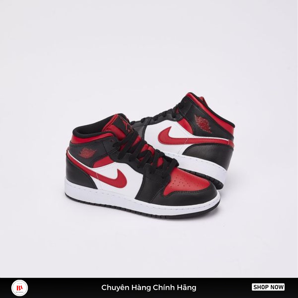 Chính Hãng Giày Nữ Jordan 1 Mid Taxi / Ice Blue / Fire Red / French Blue