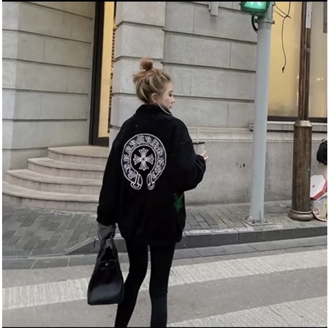 Áo Khoác Lông, Áo Lông Chorme Heart Unisex Cho Nam Nữ