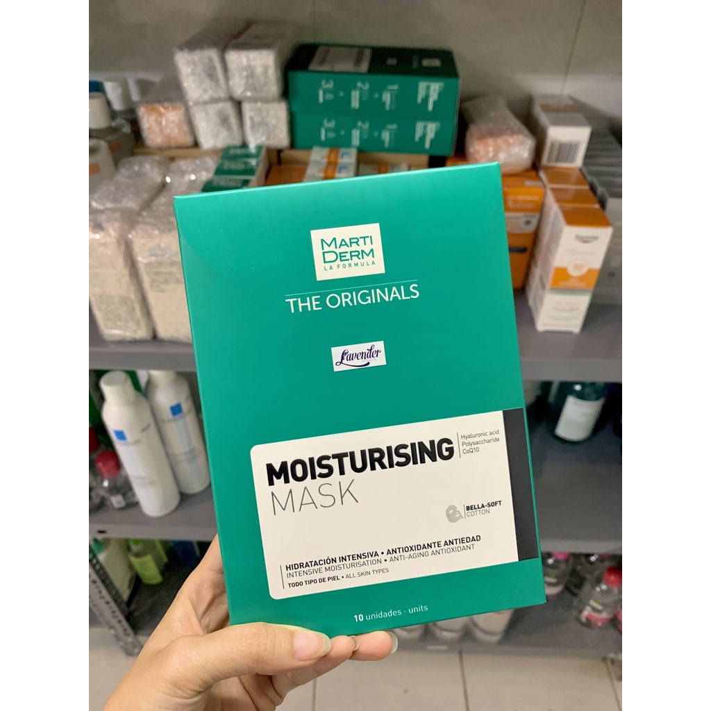 HỘP 10 MIẾNG mặt nạ MartiDerm dưỡng ẩm da