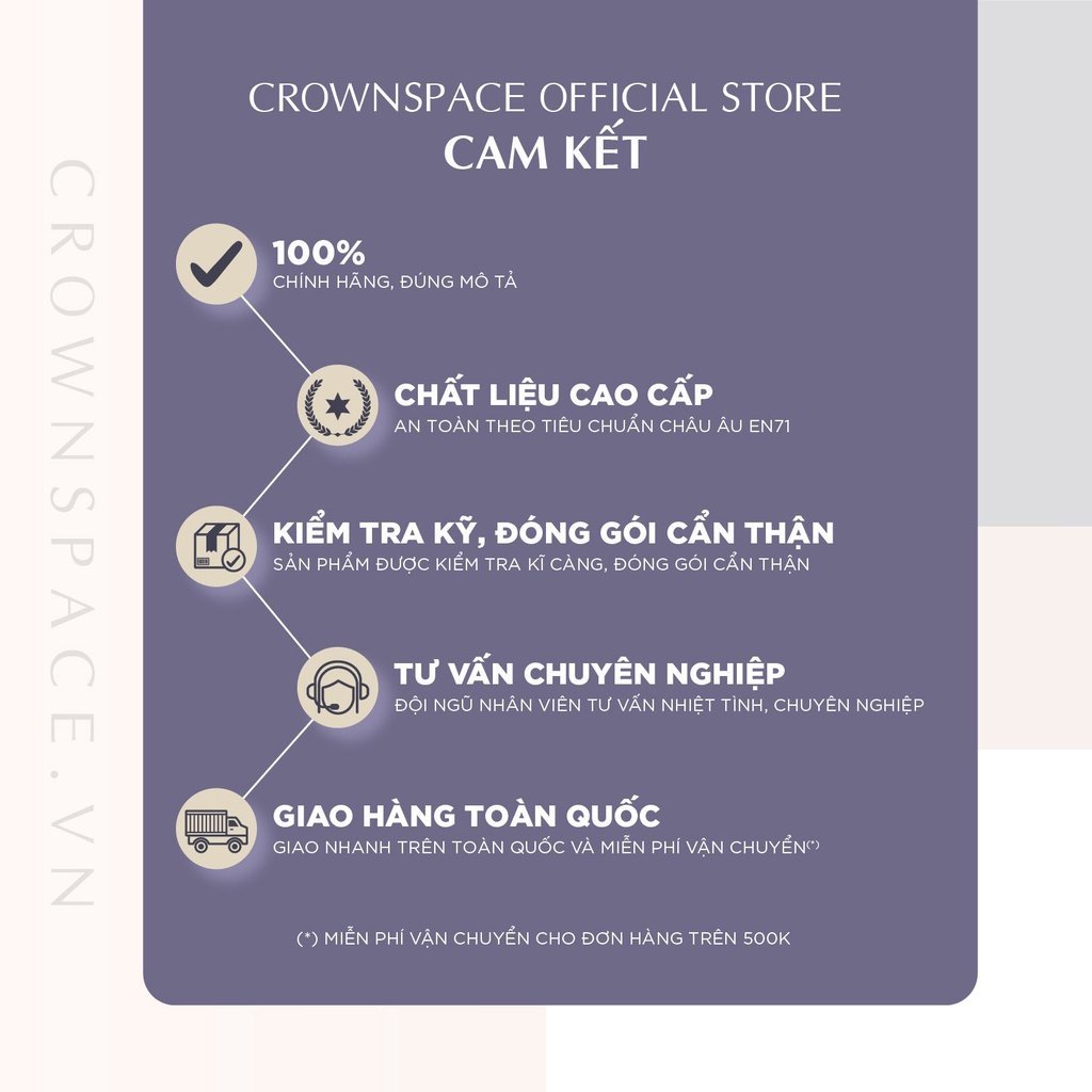 Bộ Vest cho Bé Trai Cao Cấp Crown Space CKBL6922229 Chuẩn Soái Ca - Giữ Nhiệt Siêu Nhẹ Siêu Ấm