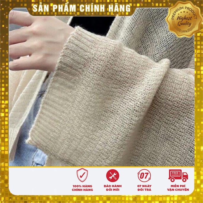 Áo khoác len mỏng 811 Cardigan dệt kim đi biển VM Shop - KLU00004