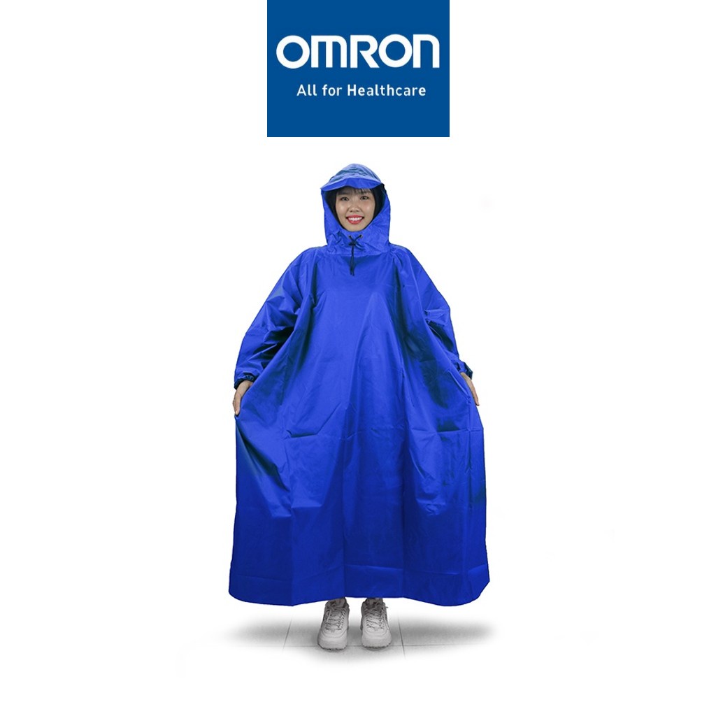 [ Hàng tặng không bán ] Áo mưa cao cấp làm quà tặng từ OMRON dùng tặng cho 1 số mã máy chính hãng