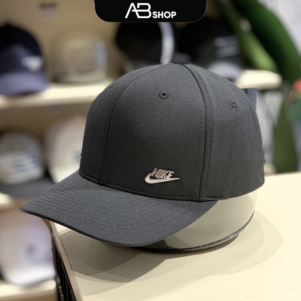 Mũ Nón Lưỡi Trai Nike Logo Inox Bít Đuôi