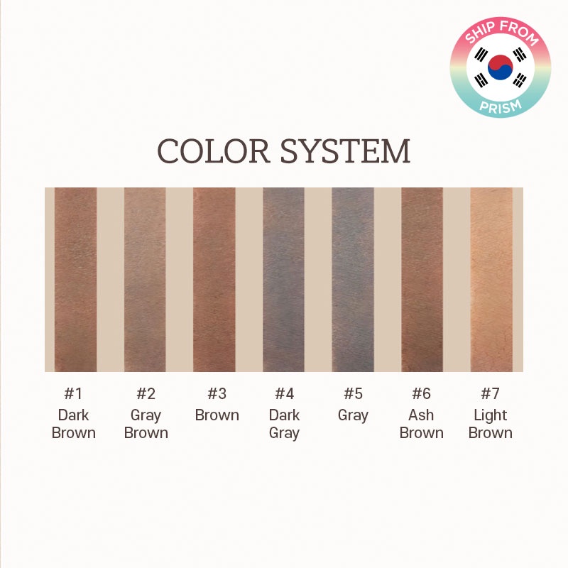 Bút kẻ lông mày Etude House hai đầu 7 màu sắc tùy chọn trang điểm tự nhiên