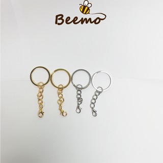 (Set 20 Cái) Móc Khóa Tròn 25mm Có Càng Cua