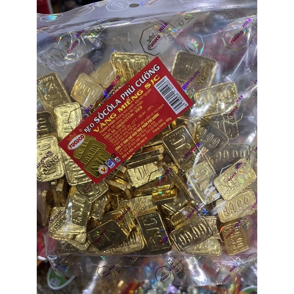 SOCOLA VÀNG MIẾNG SJC 9999 Phú Cường 350g