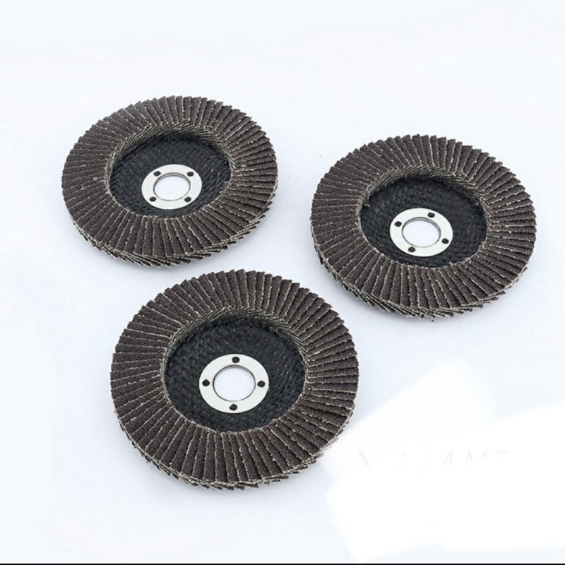 Đĩa Nhám Xếp 100mm, Đá Ráp Xếp Nắp Sắt Dùng Cho Máy Mài Cầm Tay Chất Lượng Giá Tốt