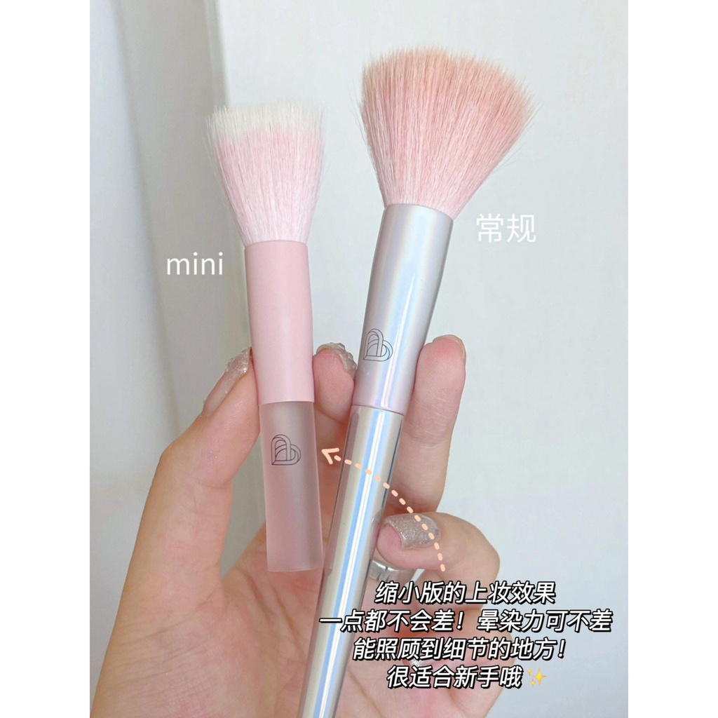 Bộ Cọ Trang Điểm mini Màu Sắc Tươi Sáng Bóng Bẩy