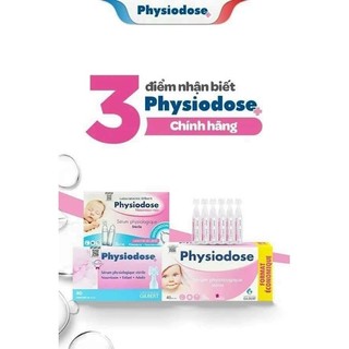 [Giảm giá sâu] Nước muối sinh lý Phyosidose vệ sinh Tai, Mắt, Mũi cho bé (Hộp 40 ống x 5ml)