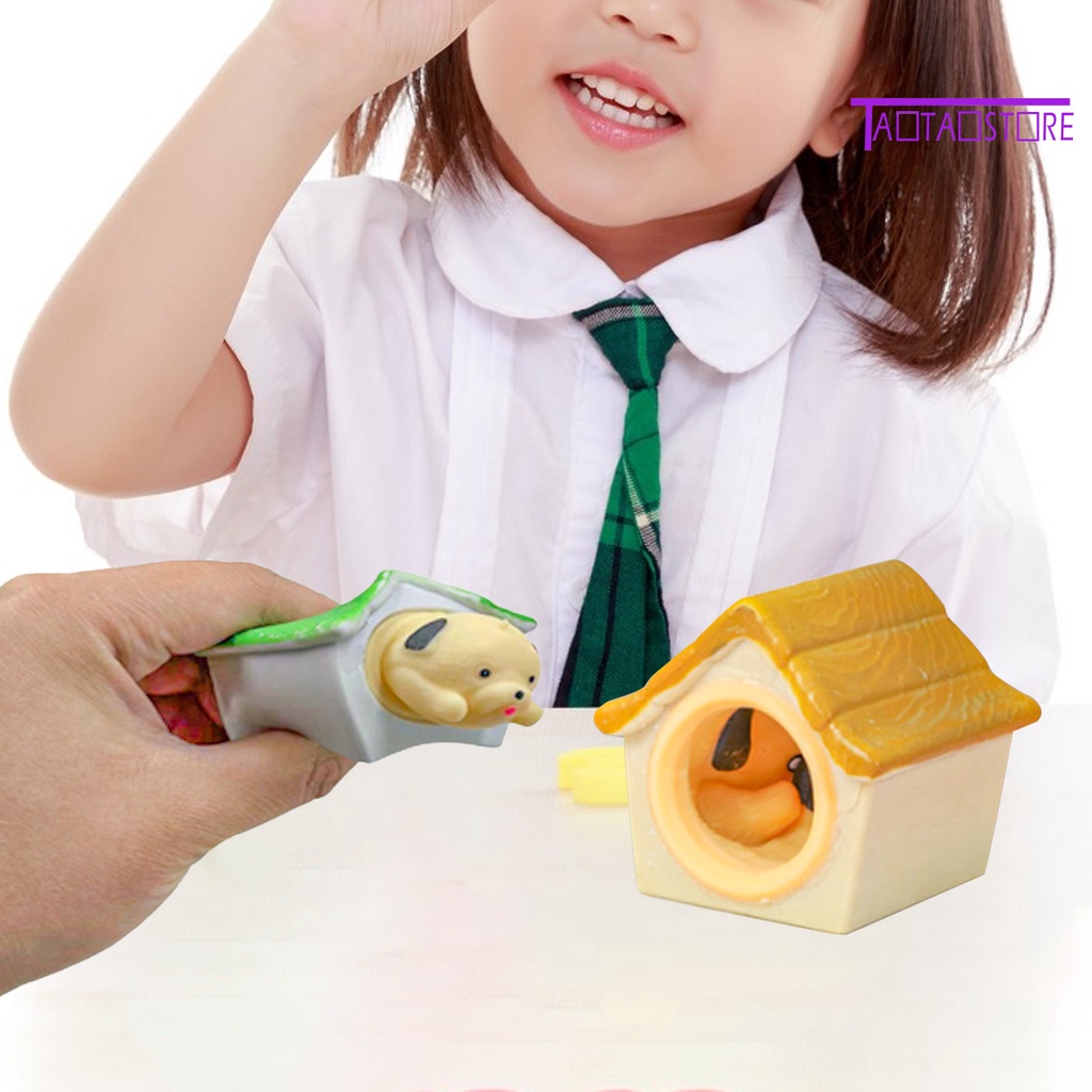 Đồ Chơi Nắn Bóp Đàn Hồi Giảm Stress Hình Chú Cún Dễ Thương