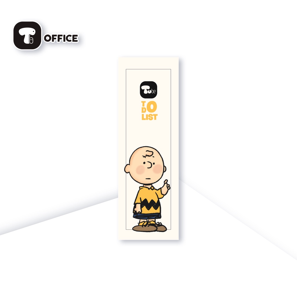 Sổ Tay Nhắc Việc Tube To Do List Classic Cartoon 6x18cm 160 trang TB - Cậu Bé Charlie Brown - TB0007