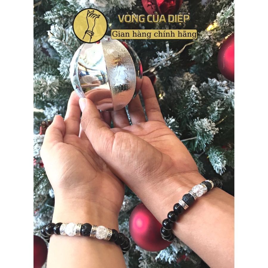 Vòng tay đeo cặp Tuyết Lửa  mẫu số 1