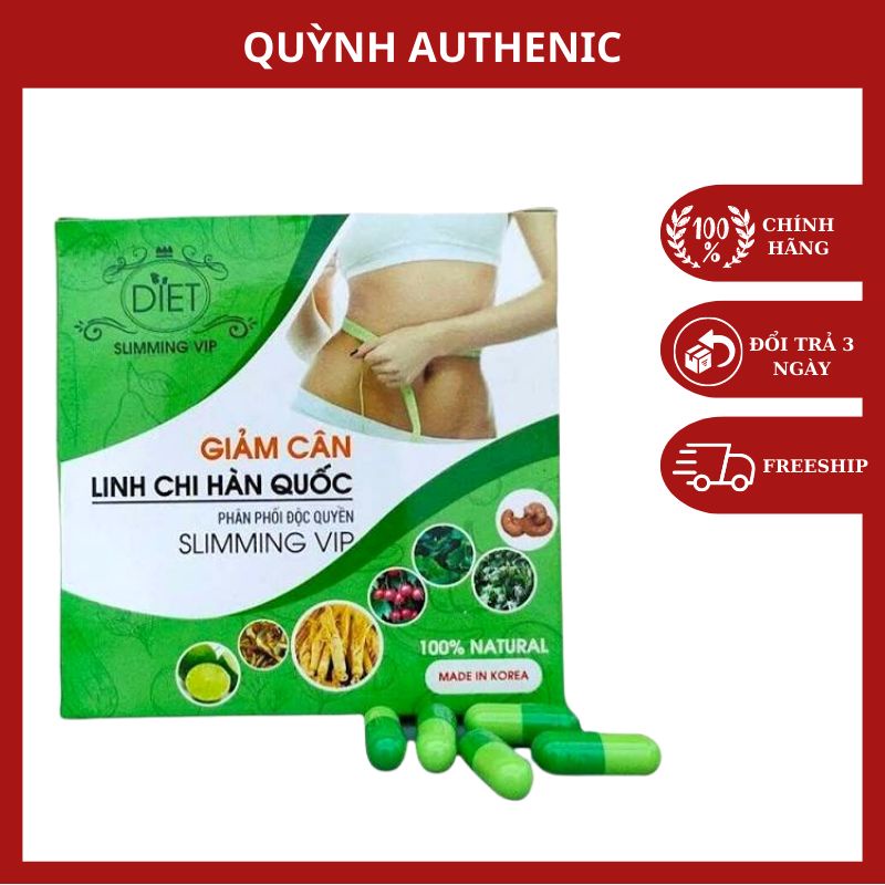 Giảm Cân Vip Linh Chi Hàn Quốc 😍 𝑪𝒉í𝒏𝒉 𝒉ã𝒏𝒈 𝑭𝒓𝒆𝒆𝑺𝒉𝒊𝒑 🥰 (Liệu Trình 30v)