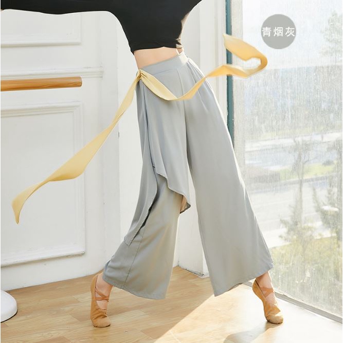 Quần áo tập nhảy hiện đại nữ rời thanh lịch quần ống rộng khiêu vũ cổ điển trang phục khiêu vũ jazz