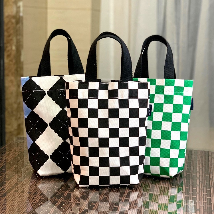 Túi Vải Canvas Đựng Bình Nước Giữ Nhiệt Phong Cách Hàn Quốc Nhật Bản Mới