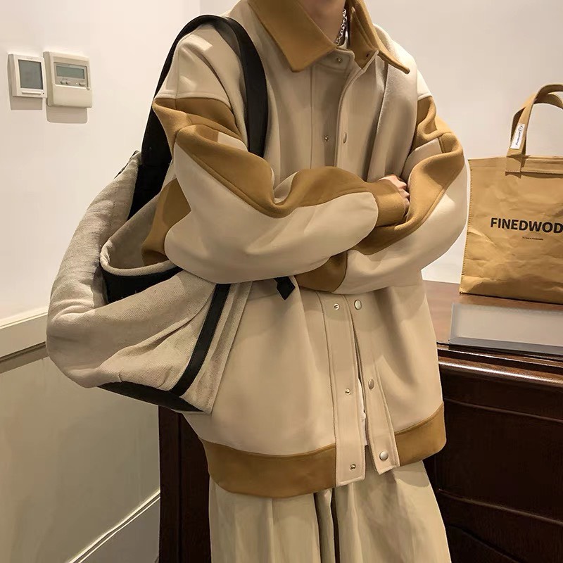 Áo Khoác Varsity nam nữ đều mặc, chất dạ lì không xù, 2 lớp dày dặn, form 40-95kg, phong cách Hàn Quốc